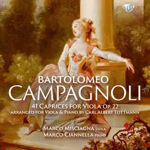 Marco Misciagna - Campagnoli 41 Caprices for Viola, Op. 22, arranged for Viola & Piano by Carl Albert Tottmann (2022) [24/96]