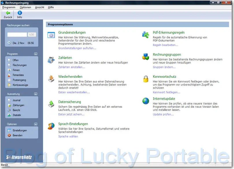 Softwarenetz Purchase Journal v1.02 Multilingual