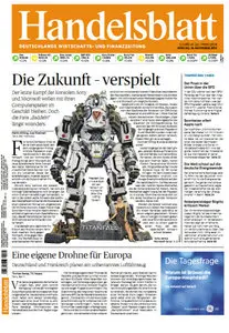 Das Handelsblatt vom 18 November 2013