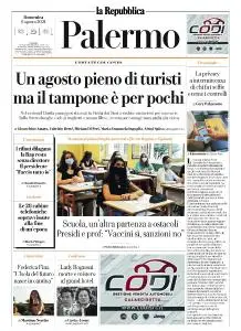 la Repubblica Palermo - 8 Agosto 2021