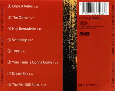 Russ Ballard - The Fire Still Burns (1985)