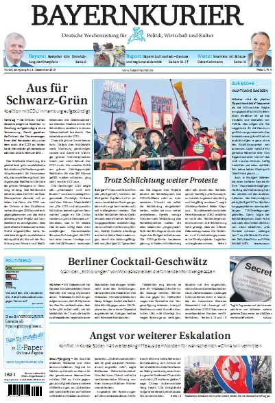 BAYERNKURIER Nr. 48/2010 vom 4. Dezember  2010