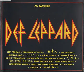 Def Leppard - Promo 1992 [Bludgeon Riffola DEFCD 1992] {1992}