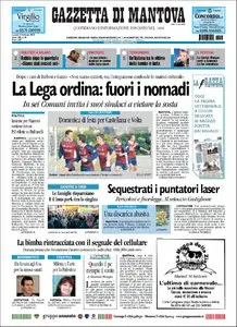 LA GAZZETTA DI MANTOVA DEL 15 FEBBRAIO 2010