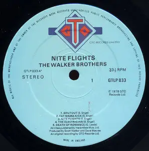 The Walker Brothers - Nite Flights (GTO 1978) 24-bit/96kHz Vinyl Rip