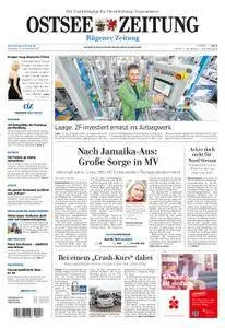 Ostsee Zeitung Rügen - 21. November 2017