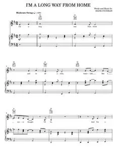 I'm A Long Way From Home - Hank Cochran, Johnny Cash, Walk The Line Movie (Piano-Vocal-Guitar)