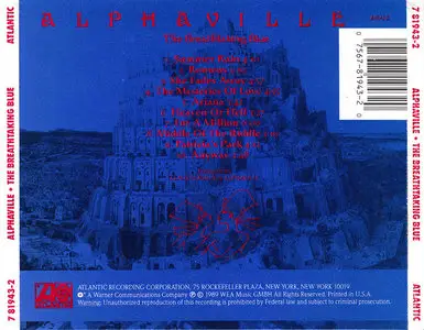 Alphaville - The Breathtaking Blue (1989) [US Press]