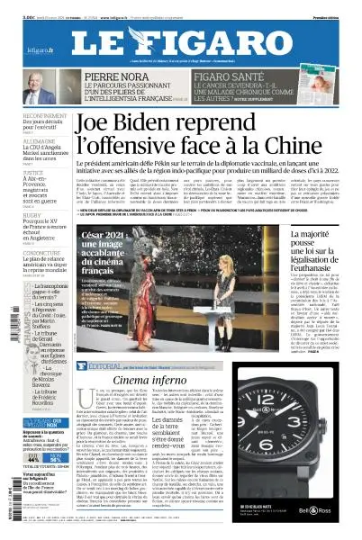 Le Figaro - 15 Mars 2021