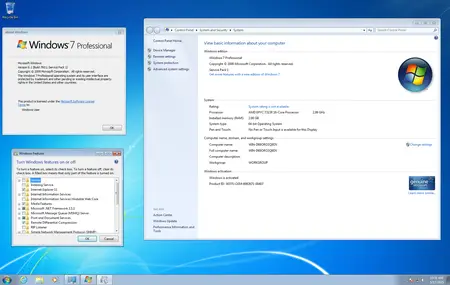 Windows 7 Professional SP1 Multilingual (x64) Preactivated May 2025