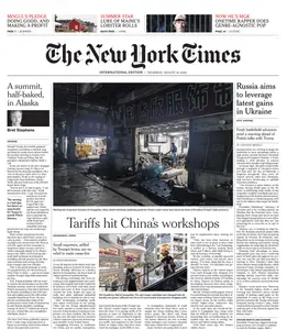 International New York Times - 14 August 2025