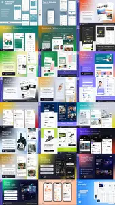 24 UX and UI Kits Templates Bundle 9