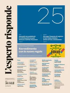 Il Sole 24 Ore L'Esperto Risponde - 30 Giugno 2025
