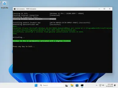 tiny11 Core 25H2 Build 26200.6899 Multilingual Preactivated