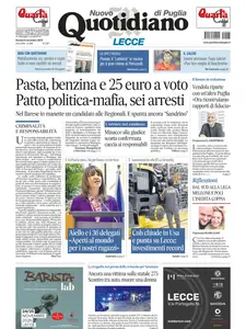 Quotidiano di Puglia Lecce - 6 Novembre 2025