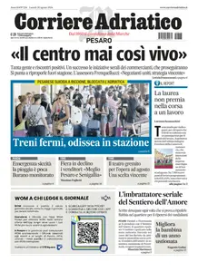 Corriere Adriatico Pesaro - 26 Agosto 2024