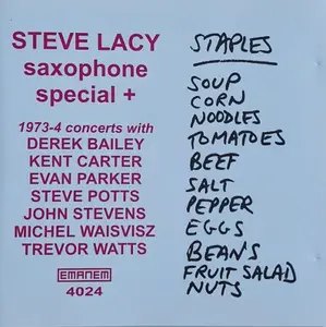 Steve Lacy - Saxophone Special + (1998)