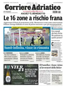 Corriere Adriatico Ascoli - 9 Dicembre 2024