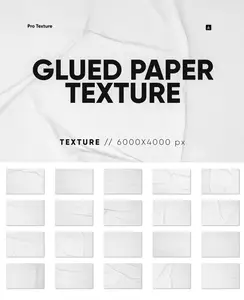 EE - 20 Glued Poster Paper Textures ZL2FG46