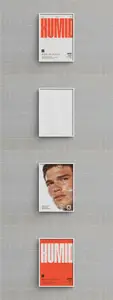 Modern Poster Frame Mockup HP5ZVS6
