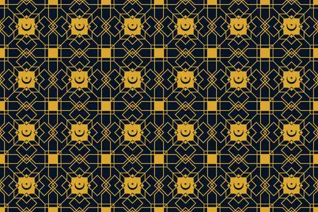 EE - Gold Islamic Batik Seamless Pattern TL7H36R