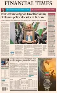 Financial Times Europe - 01 August 2024