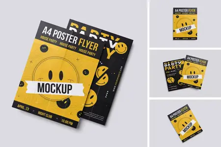 EE - A4 Poster Flyer Mockup 2F4MMVQ