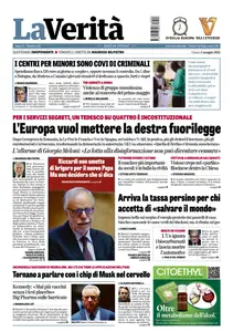 La Verita - 3 Maggio 2025