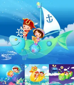 Children vector