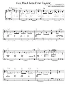How Can I Keep From Singing - Chris Tomlin, Matt Redman (Piano-Vocal-Guitar)