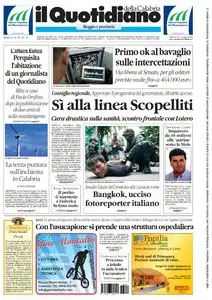 QUOTIDIANO DELLA CALABRIA 20 MAGGIO 2010