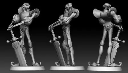 Medievil Fanart Statue