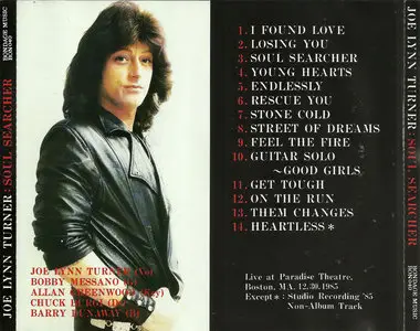 Joe Lynn Turner - Soul Searcher (1985)