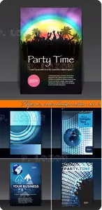 Flyer or cover design vector set 12