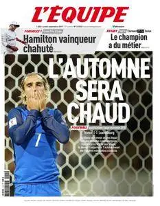 Lequipe du 4 Lundi Septembre 2017