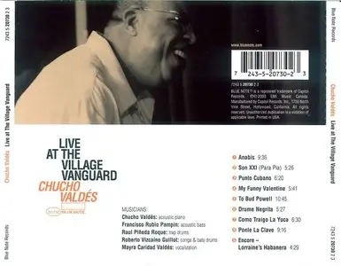Chucho Valdes - Live At The Village Vanguard (2000) {Blue Note}