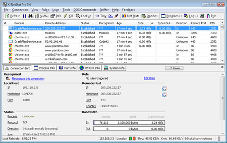 X-NetStat Professional 5.62