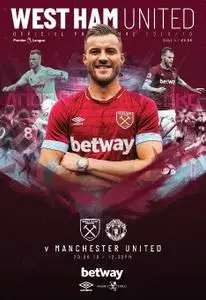 West Ham United Official Programmes – 30 September 2018