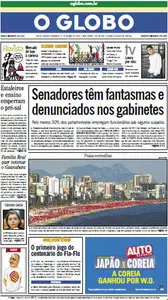 Jornal O Globo - 11 de março de 2012 - Domingo