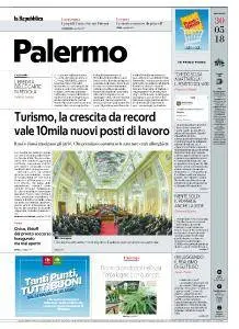 la Repubblica Palermo - 30 Maggio 2018