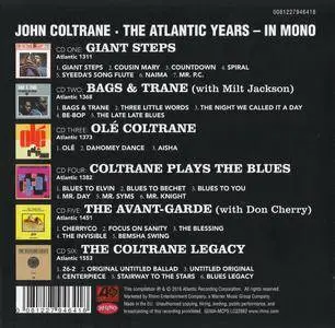 John Coltrane - The Atlantic Years - In Mono (2016) {6CD Box Set Atlantic-Rhino 0081227946418}