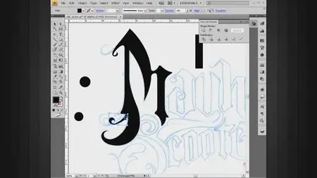 Creating Ornate Logo Type in Illustrator