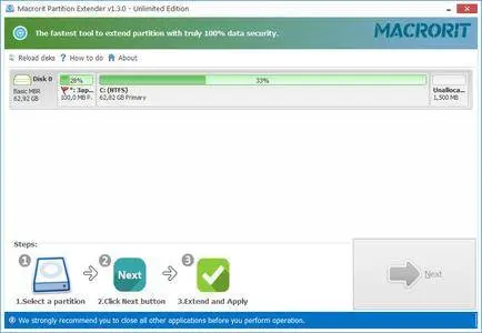 Macrorit Partition Extender 1.4.2 Unlimited / Enterprise + Portable