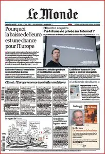 le monde edition du vendredi 28 mai 2010