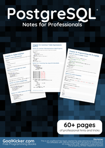 PostgreSQL® Notes for Professionals