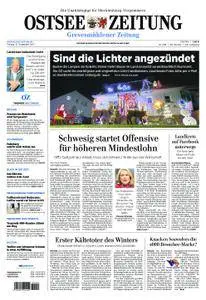 Ostsee Zeitung Grevesmühlener Zeitung - 15. Dezember 2017