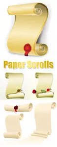 Paper Scrolls Vector