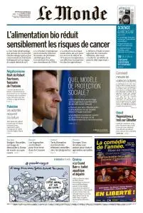 Le Monde du Mercredi 24 Octobre 2018