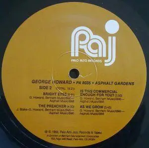 George Howard - Asphalt Gardens (1982) [VINYL] {New Rip}
