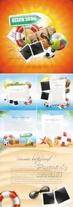 Tropical Summer Vacation Vector